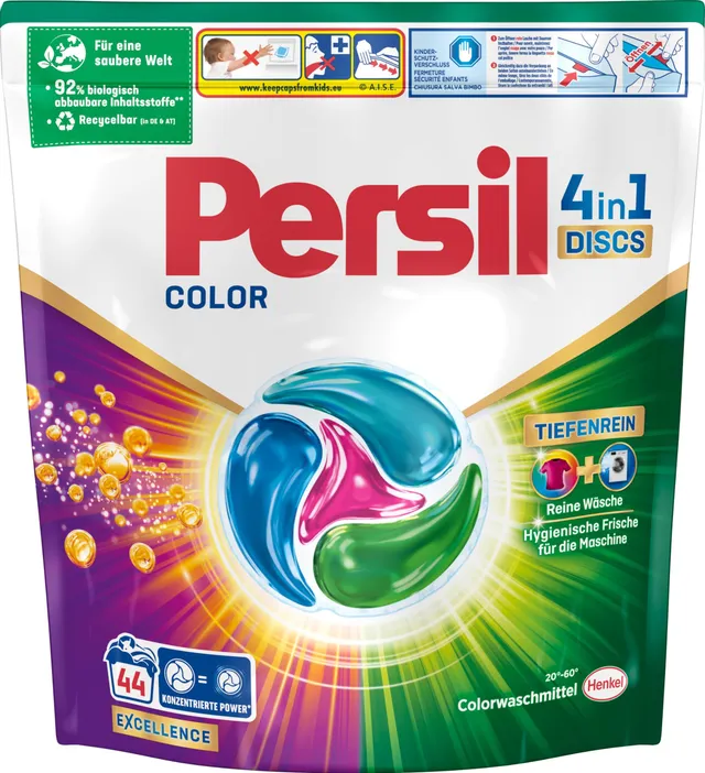 persil-4in1-color-discs-44-waschladungen-waschmittel-discs-mit-tiefenrein-techno image 1