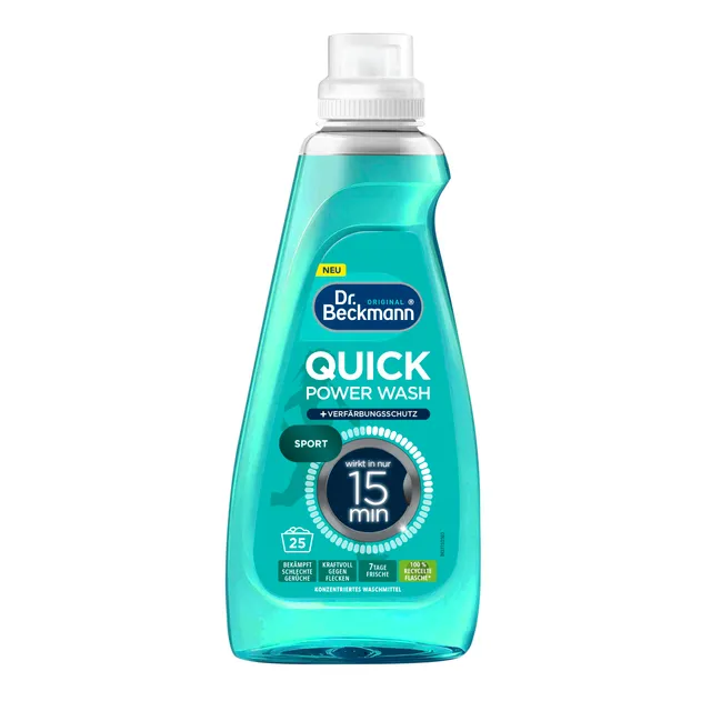 dr-beckmann-quick-power-wash-sport-800-ml-sportwaschmittel-wirkt-in-kurzprogramm image 1