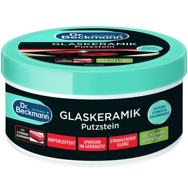 dr-beckmann-glaskeramik-putzstein-250-g-mit-spezialschwamm-reiniger-politur-f-r- image 1