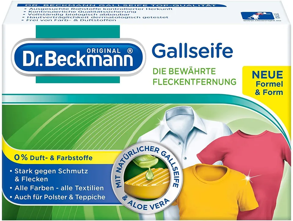 dr-beckmann-gallseifen-st-ck-fleckenentferner-100-g-mit-aloe-vera-ohne-farb-duft image 1
