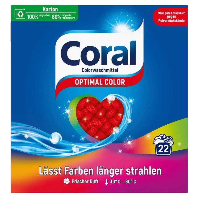 coral-optimal-color-waschpulver-4-x-22-waschladungen-colorwaschmittel-mit-farbsc image 1