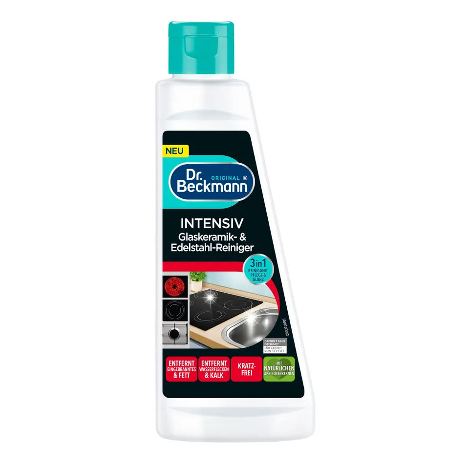 dr-beckmann-intensiv-glaskeramik-edelstahl-reiniger-250-ml-3in1-reinigung-pflege image 1