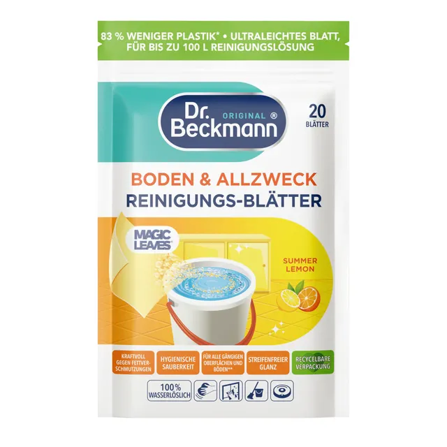 dr-beckmann-allzweck-reinigungs-bl-tter-summer-lemon-20-st-ck-wasserl-sliche-mag image 1