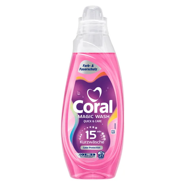 coral-magic-wash-quick-care-color-protection-fl-ssigwaschmittel-21-wl-pro-s-tech image 1