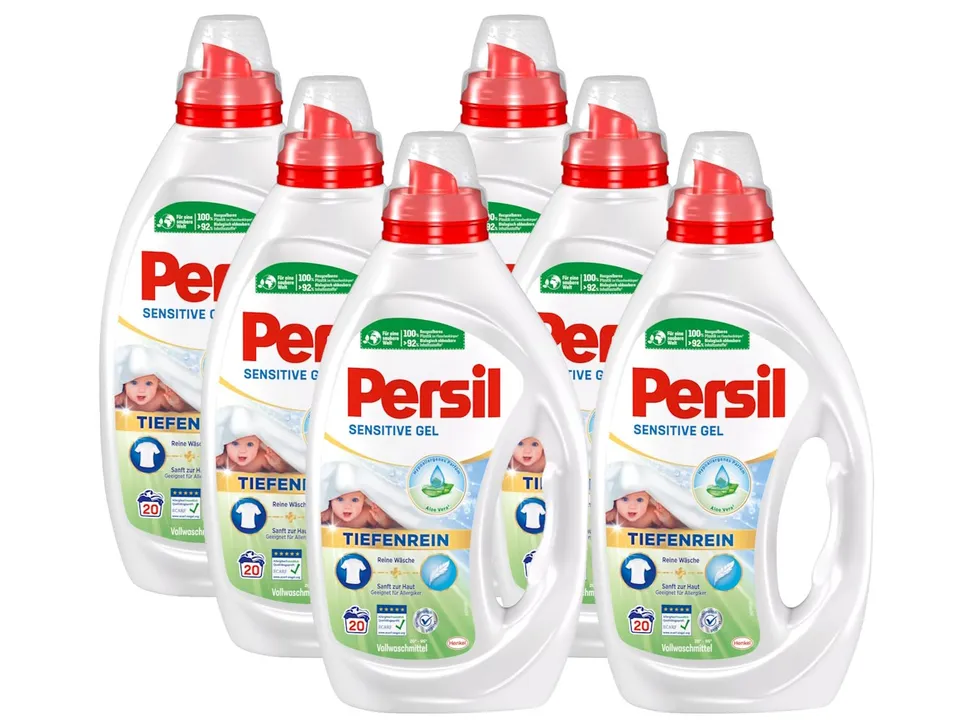 persil-sensitive-gel-6-x-20-waschladungen-fl-ssigwaschmittel-f-r-allergiker-und- image 1