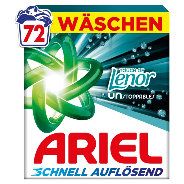ariel-vollwaschmittel-pulver-touch-of-lenor-unstoppables-72-w-schen-schnell-l-sl image 1
