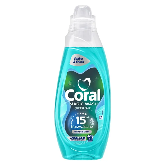 coral-magic-wash-quick-care-universal-clean-fl-ssigwaschmittel-21-wl-pro-s-techn image 1