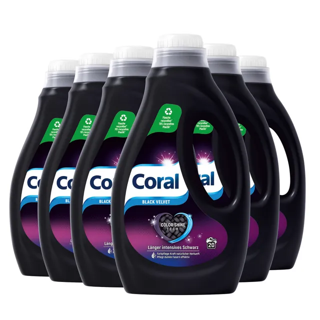 coral-black-velvet-fl-ssig-colorwaschmittel-6-x-1-l-6-x-20-wl-6000-ml-color-shin image 1
