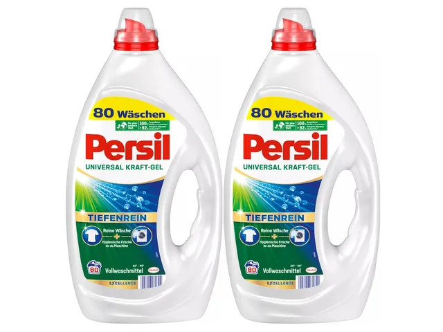 persil-universal-kraft-gel-fl-ssigwaschmittel-2-x-80-waschladungen-mit-tiefenrei image 1