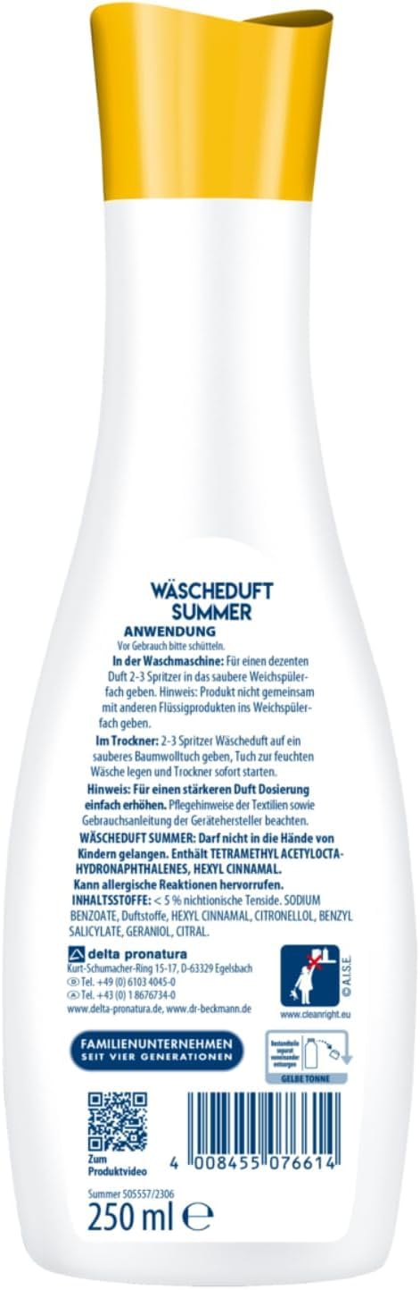 dr-beckmann-w-scheduft-sommer-250-ml-w-scheduft-ohne-weichsp-ler-mit-duft-depot- image 2
