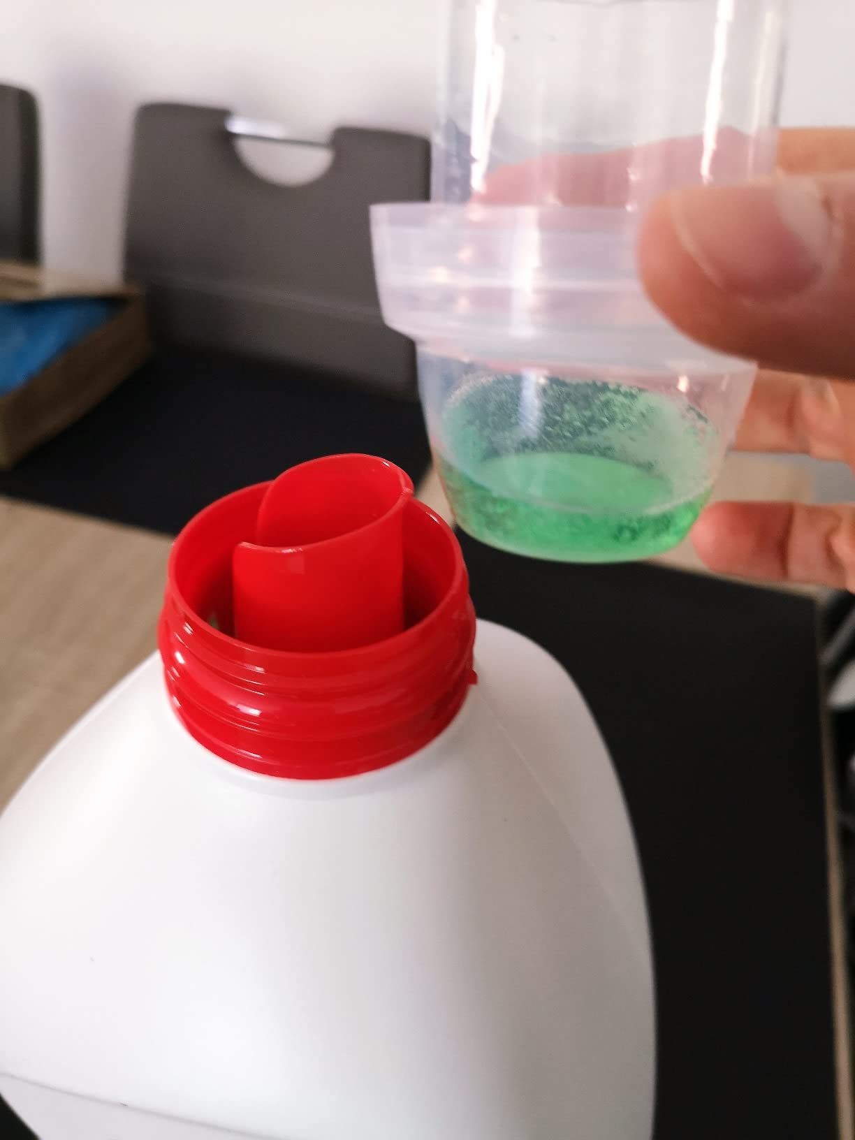 Gutes Waschmittel, Flasche etwas groß