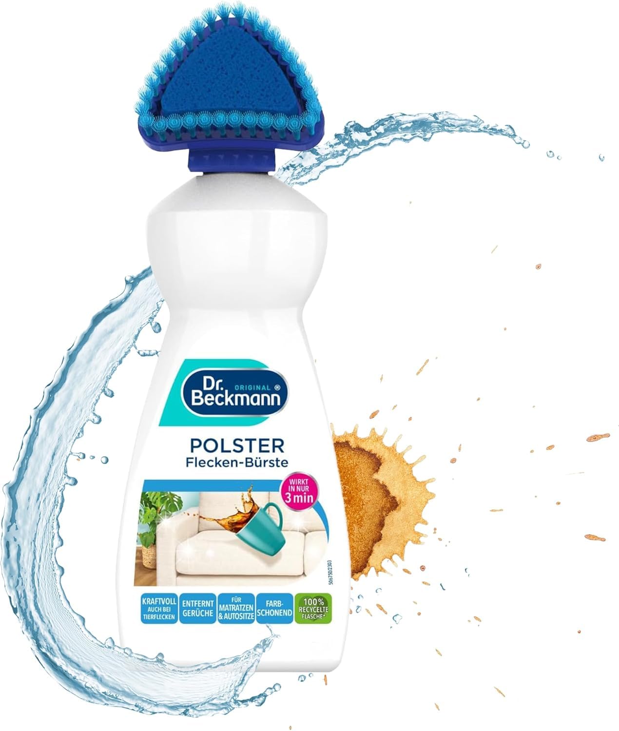dr-beckmann-polster-flecken-b-rste-400-ml-polsterreiniger-mit-b-rstenapplikator- image 1