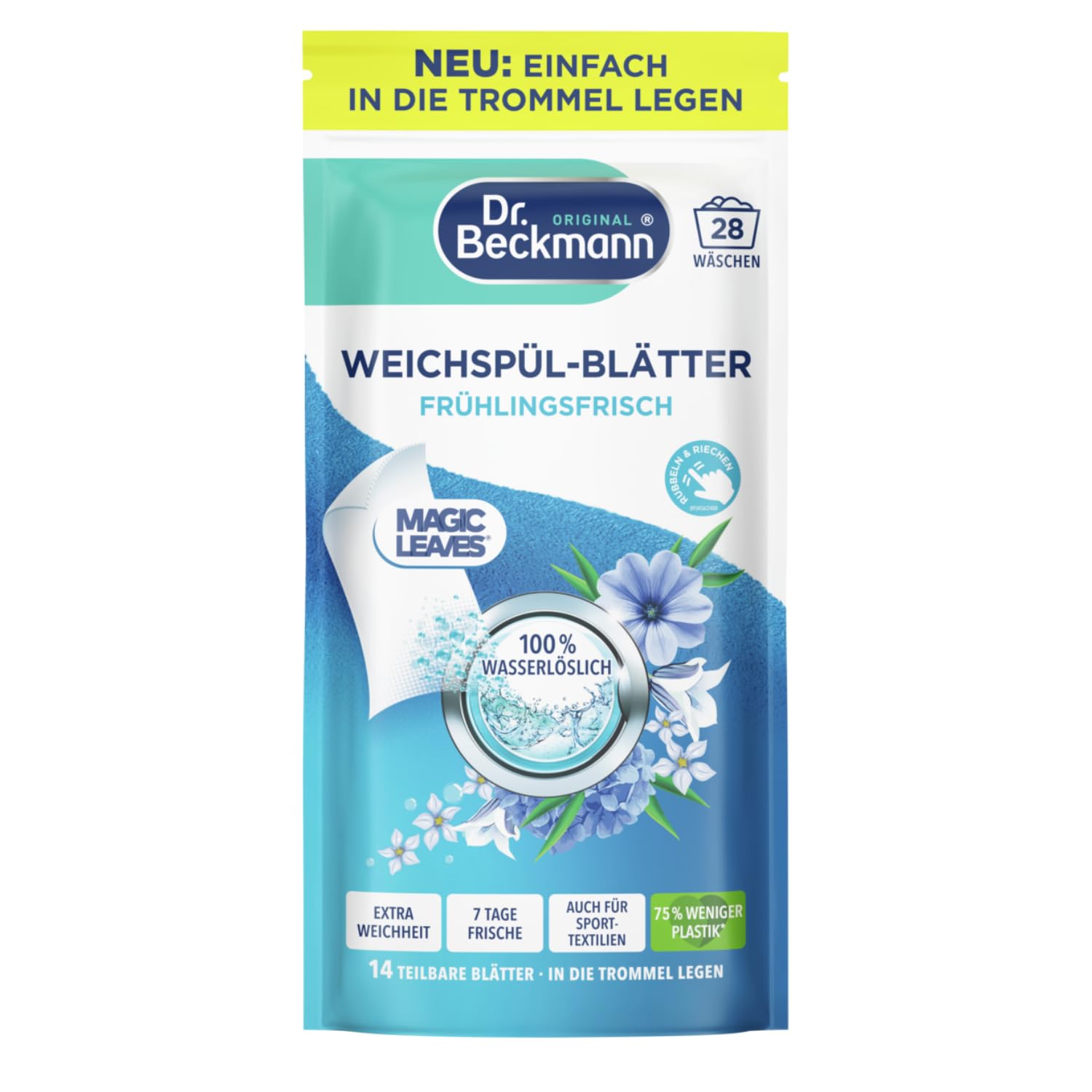 dr-beckmann-weichsp-l-bl-tter-fr-hlingsfrisch-14-st-ck-vordosierte-weichsp-ler-b image 1