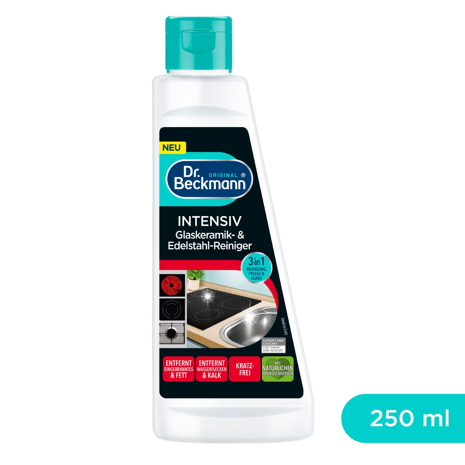 dr-beckmann-intensiv-glaskeramik-edelstahl-reiniger-250-ml-3in1-reinigung-pflege image 3