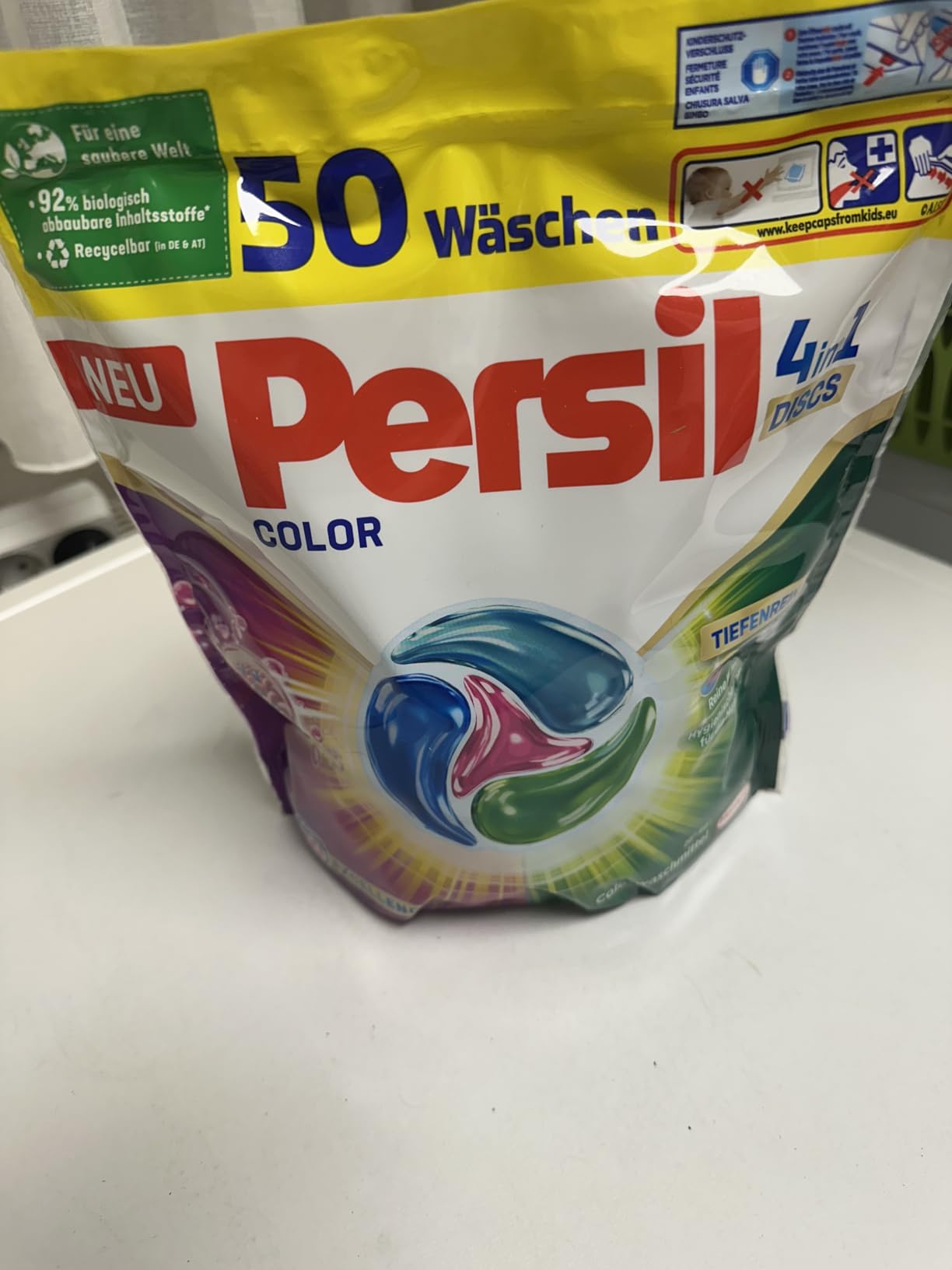 Sehr gut für Buntwäsche