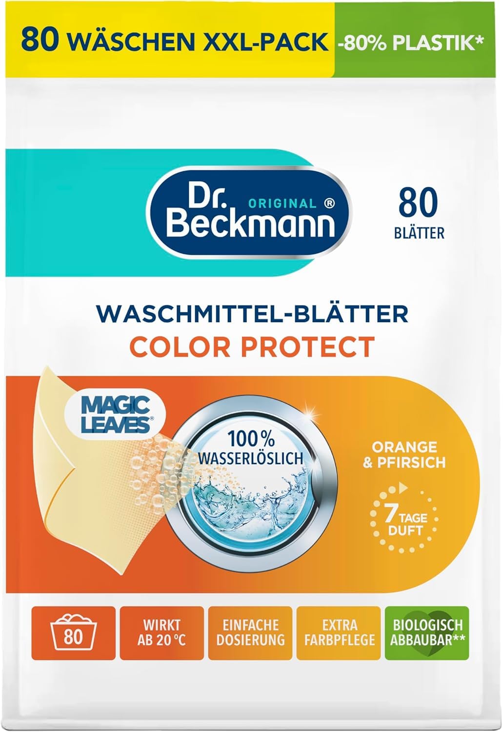 dr-beckmann-waschmittel-bl-tter-color-magic-leaves-orange-pfirsich-25-bl-tter image 7