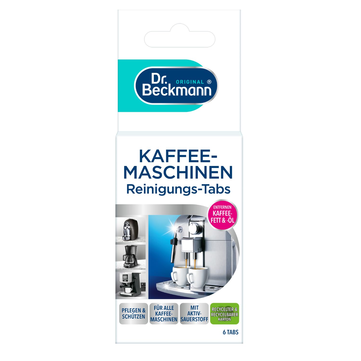 dr-beckmann-kaffeemaschinen-reinigungstabs-6-tabs-kaffeemaschinenreiniger-mit-ak image 1