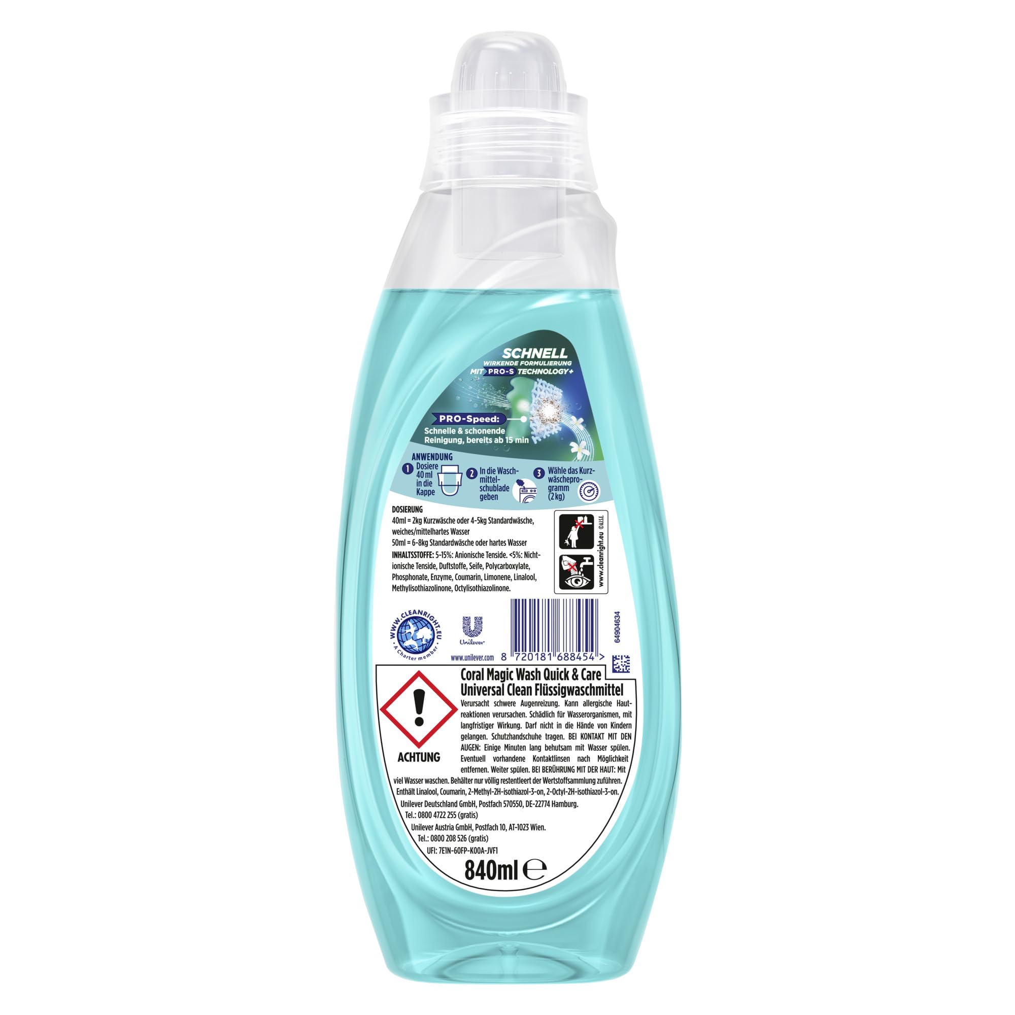 coral-magic-wash-quick-care-universal-clean-fl-ssigwaschmittel-21-wl-pro-s-techn image 3