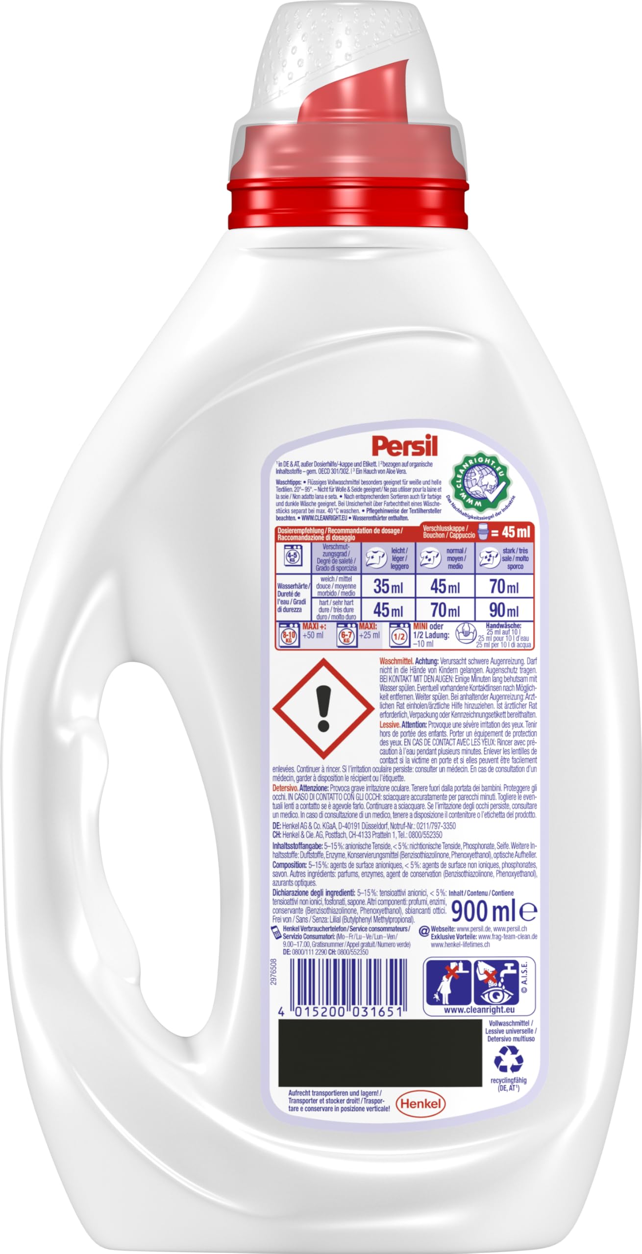 persil-sensitive-gel-fl-ssigwaschmittel-20-waschladungen-hypoallergene-formel-mi image 3