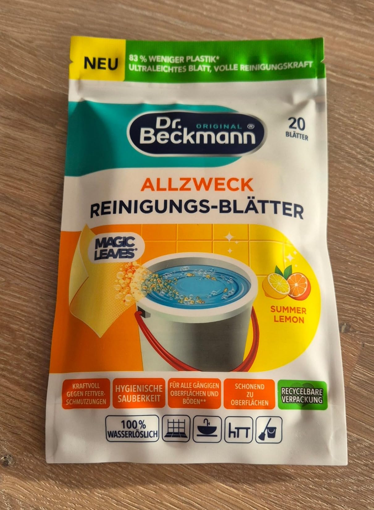 Löst sich schlecht auf