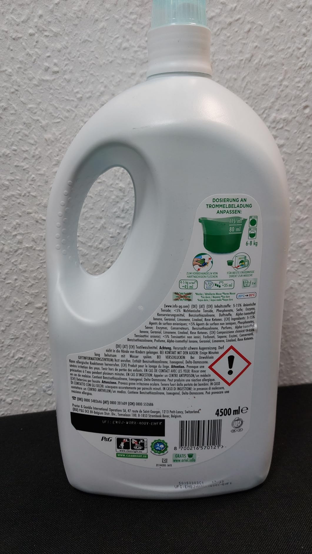 Flecken raus, Farben bleiben