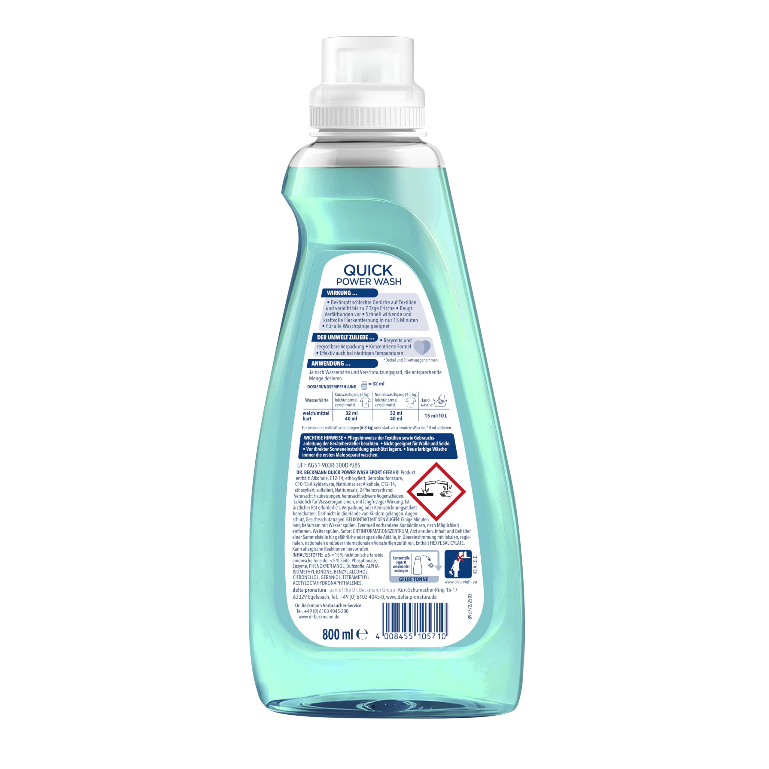 dr-beckmann-quick-power-wash-sport-800-ml-sportwaschmittel-wirkt-in-kurzprogramm image 3