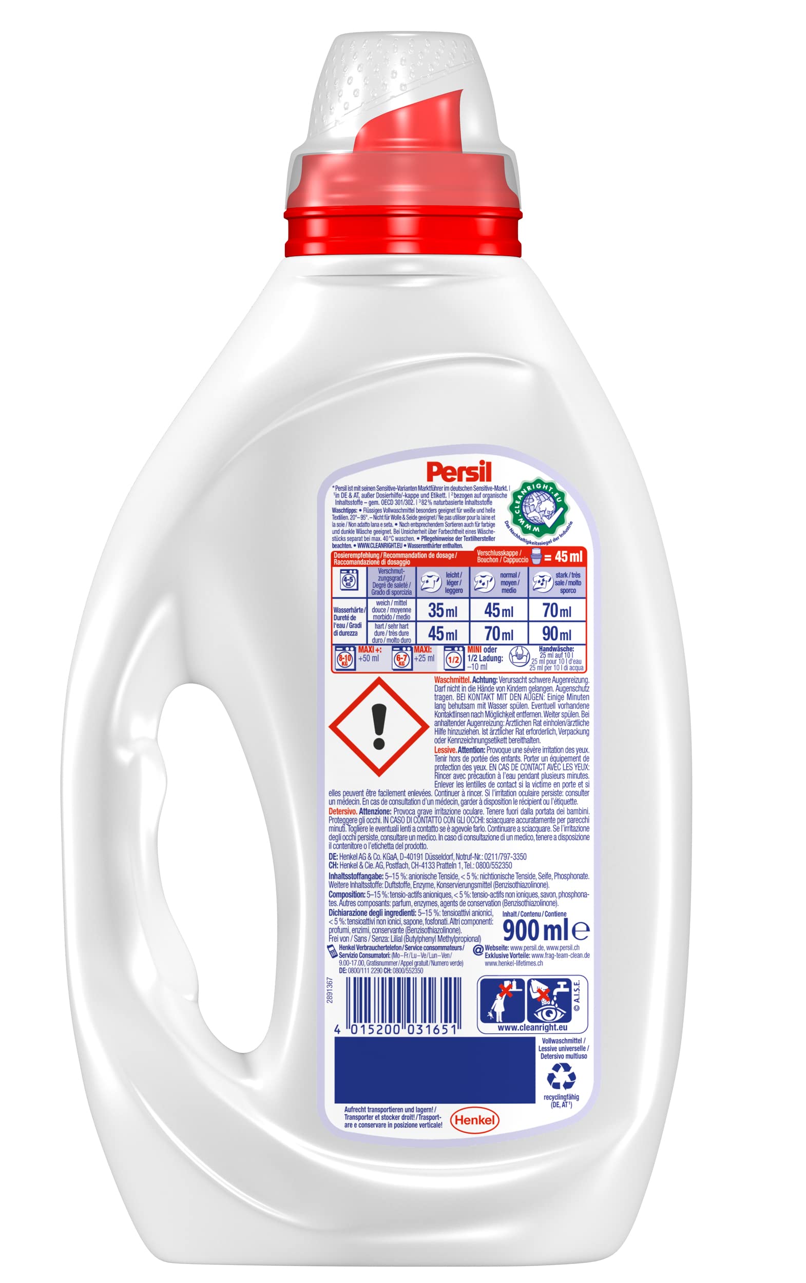 persil-sensitive-gel-6-x-20-waschladungen-fl-ssigwaschmittel-f-r-allergiker-und- image 2