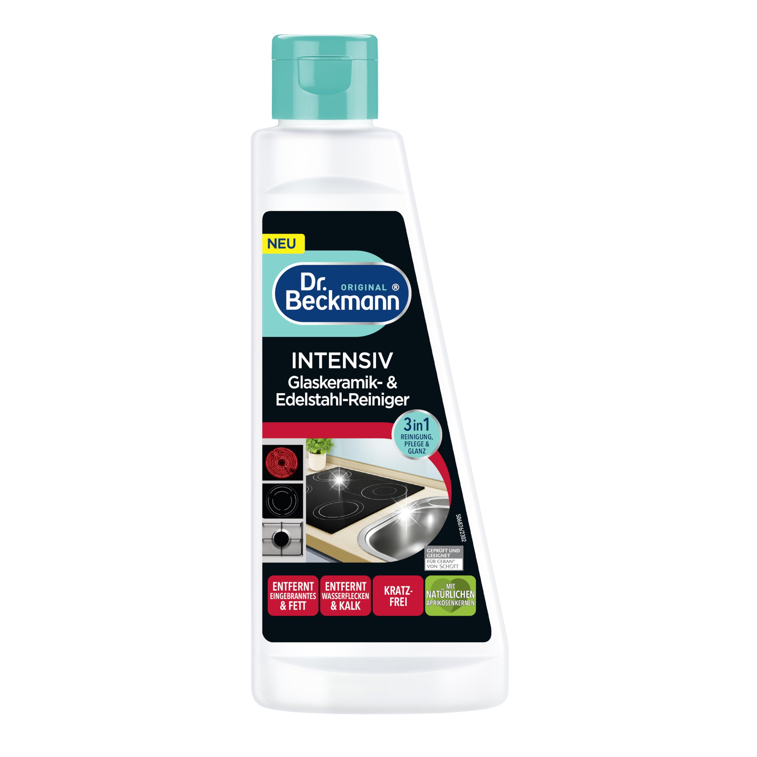 dr-beckmann-intensiv-glaskeramik-edelstahl-reiniger-250-ml-3in1-reinigung-pflege image 1