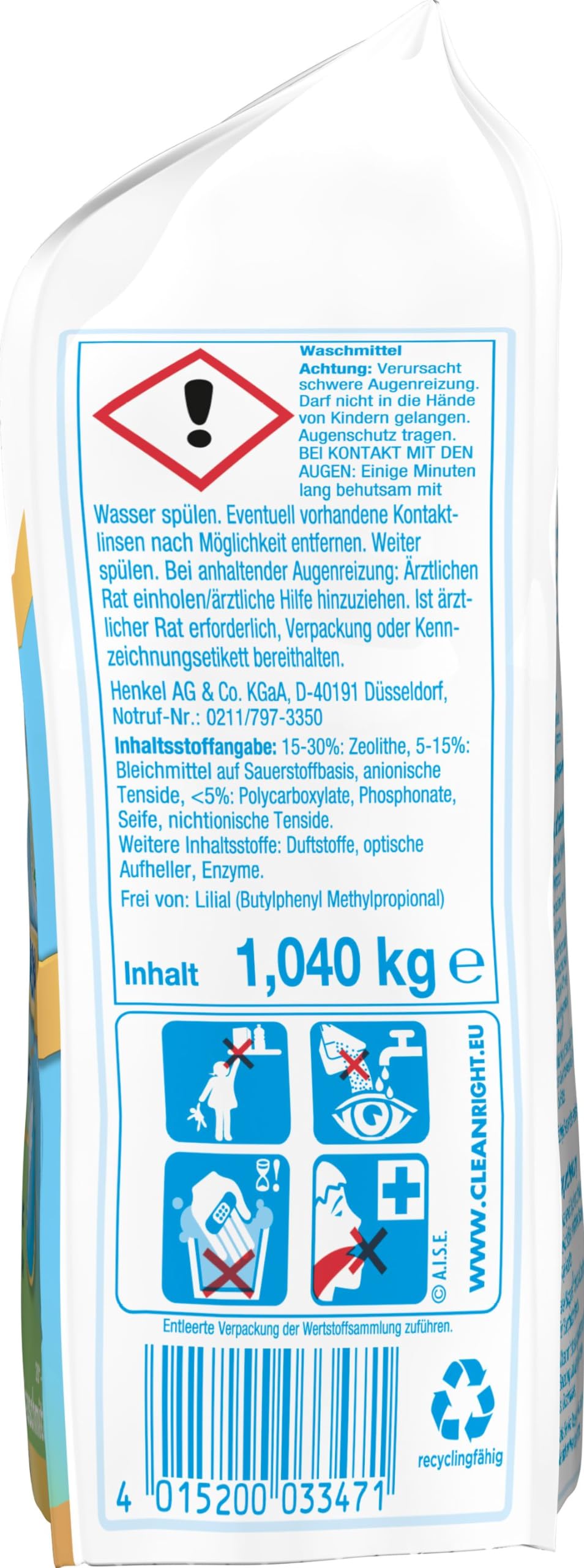 persil-sensitive-megaperls-waschmittel-pulver-5-x-16-waschladungen-hypoallergene image 3