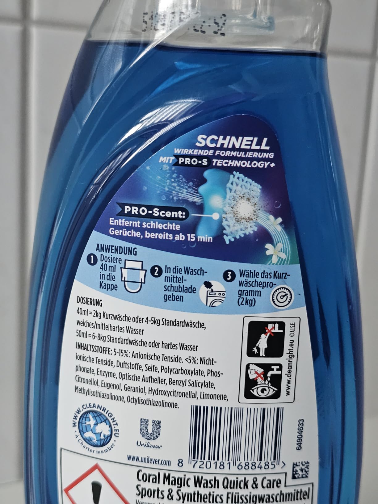 Perfekt für Sportkleidung