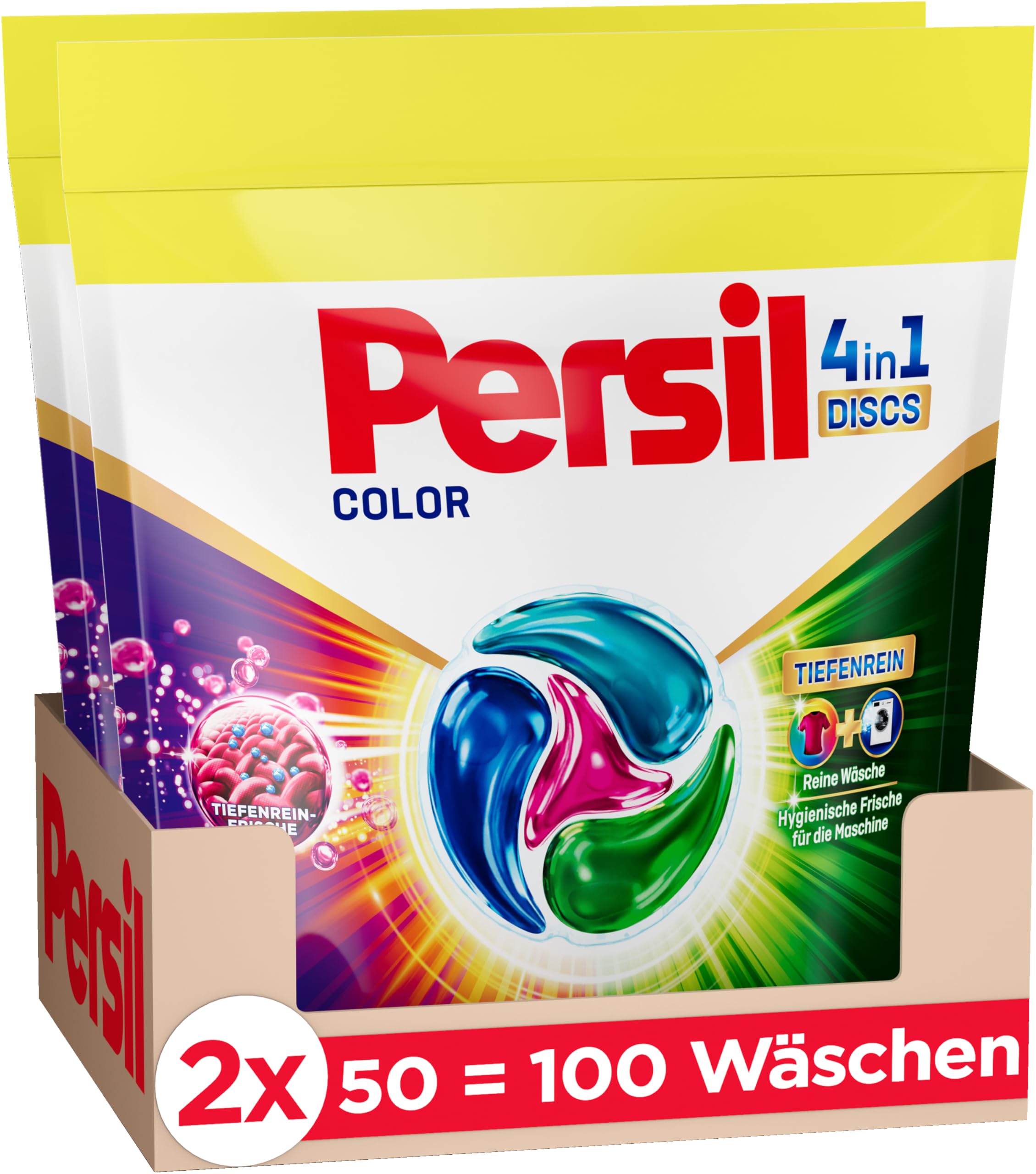 persil-4in1-color-discs-waschmittel-kapseln-100-waschladungen-mit-tiefenrein-fri image 1