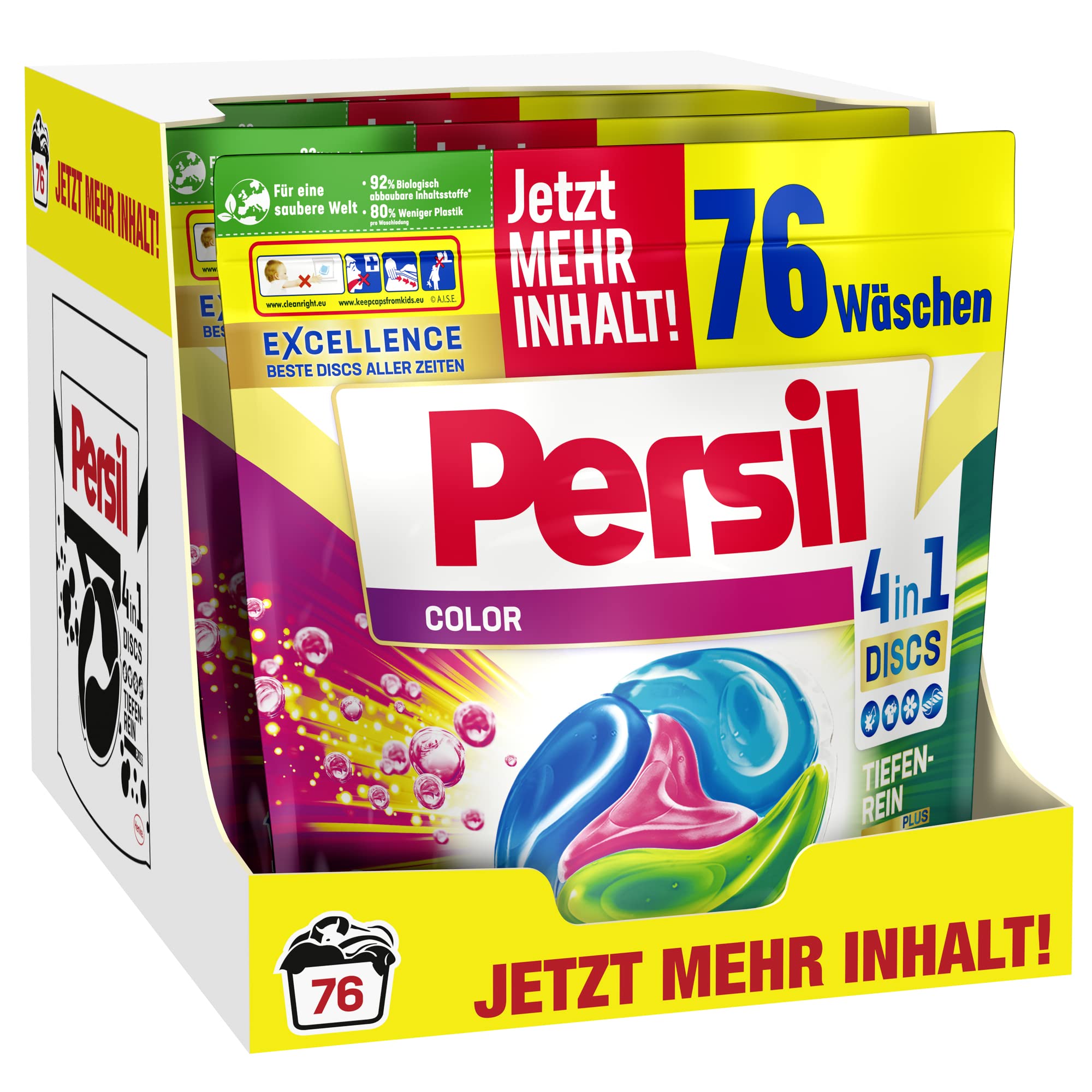 persil-color-4in1-discs-304-waschladungen-4-x-76-wl-colorwaschmittel-discs-mit-t image 1