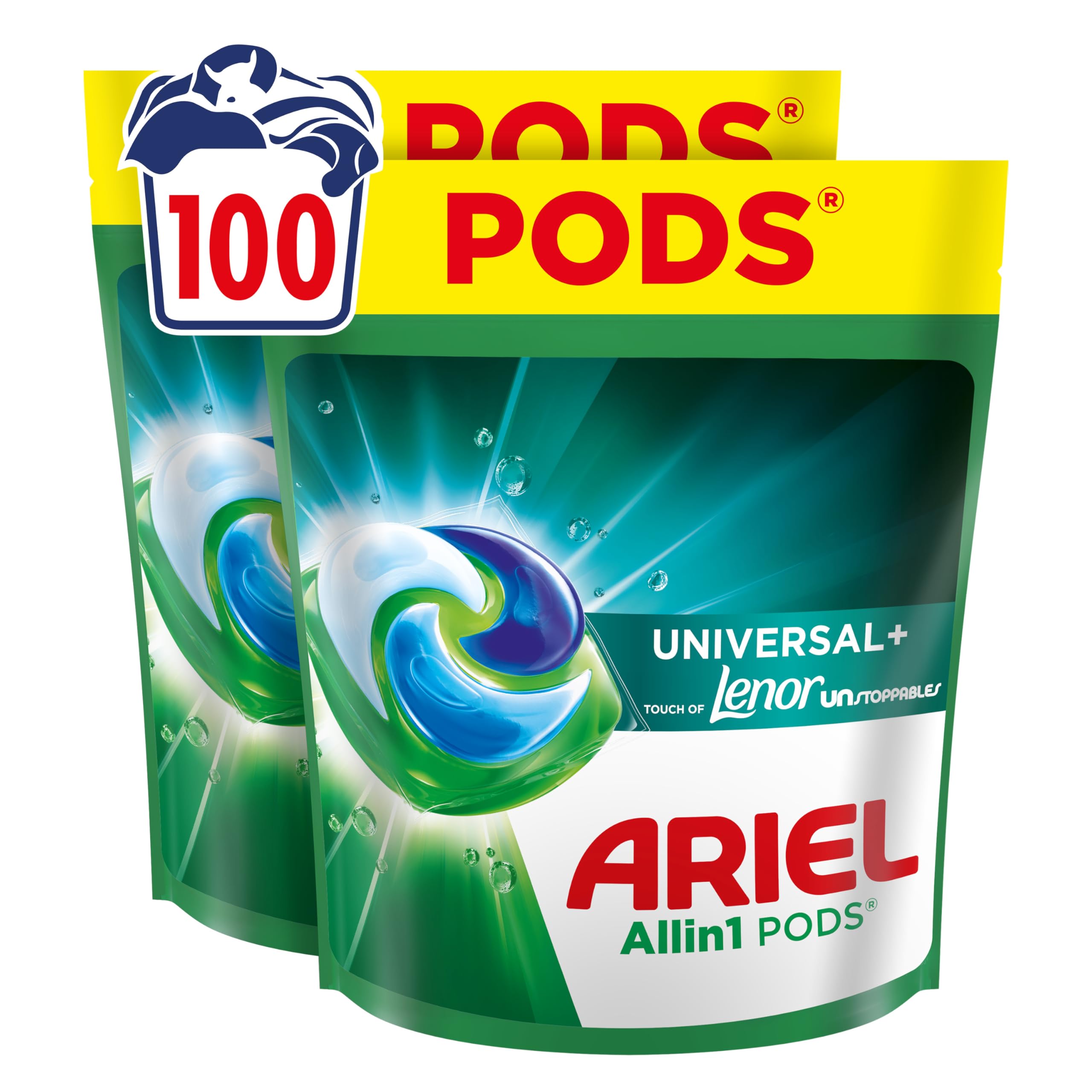 ariel-pods-touch-of-lenor-unstoppables-all-in-1-waschmittelkapseln-100-w-schen-f image 1