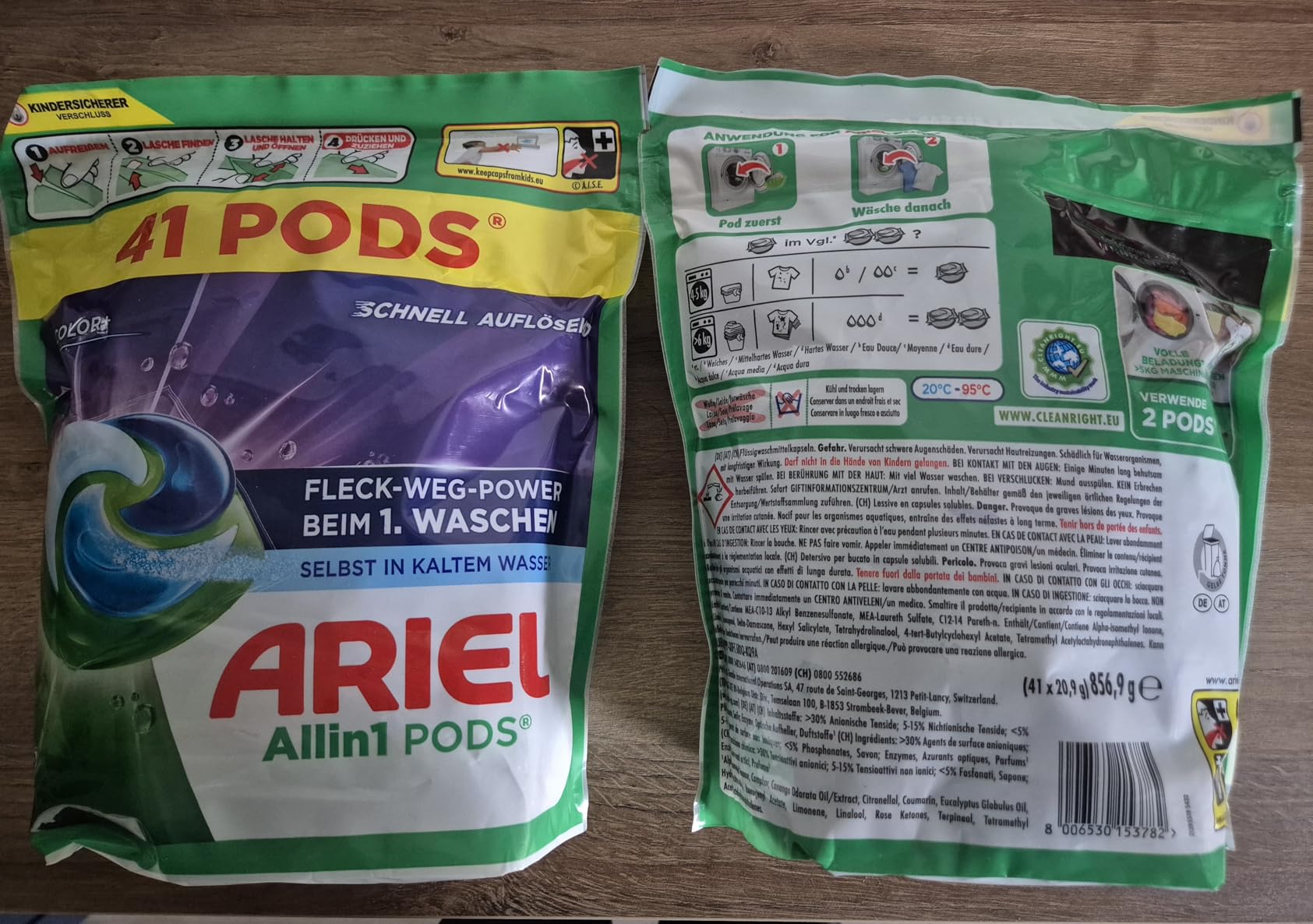 Farben bleiben leuchtend