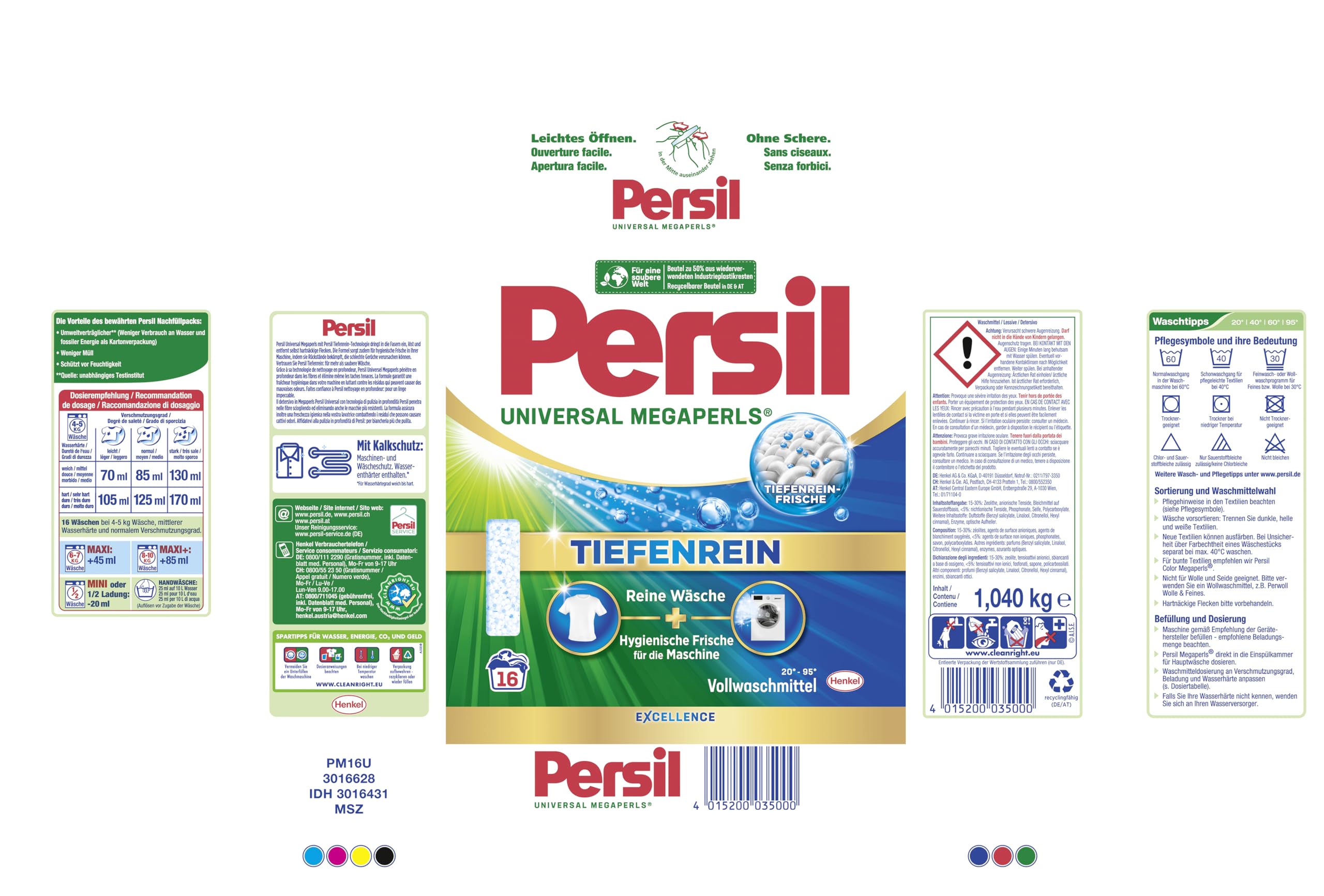 persil-universal-megaperls-vollwaschmittel-pulver-5-x-16-waschladungen-tiefenrei image 3