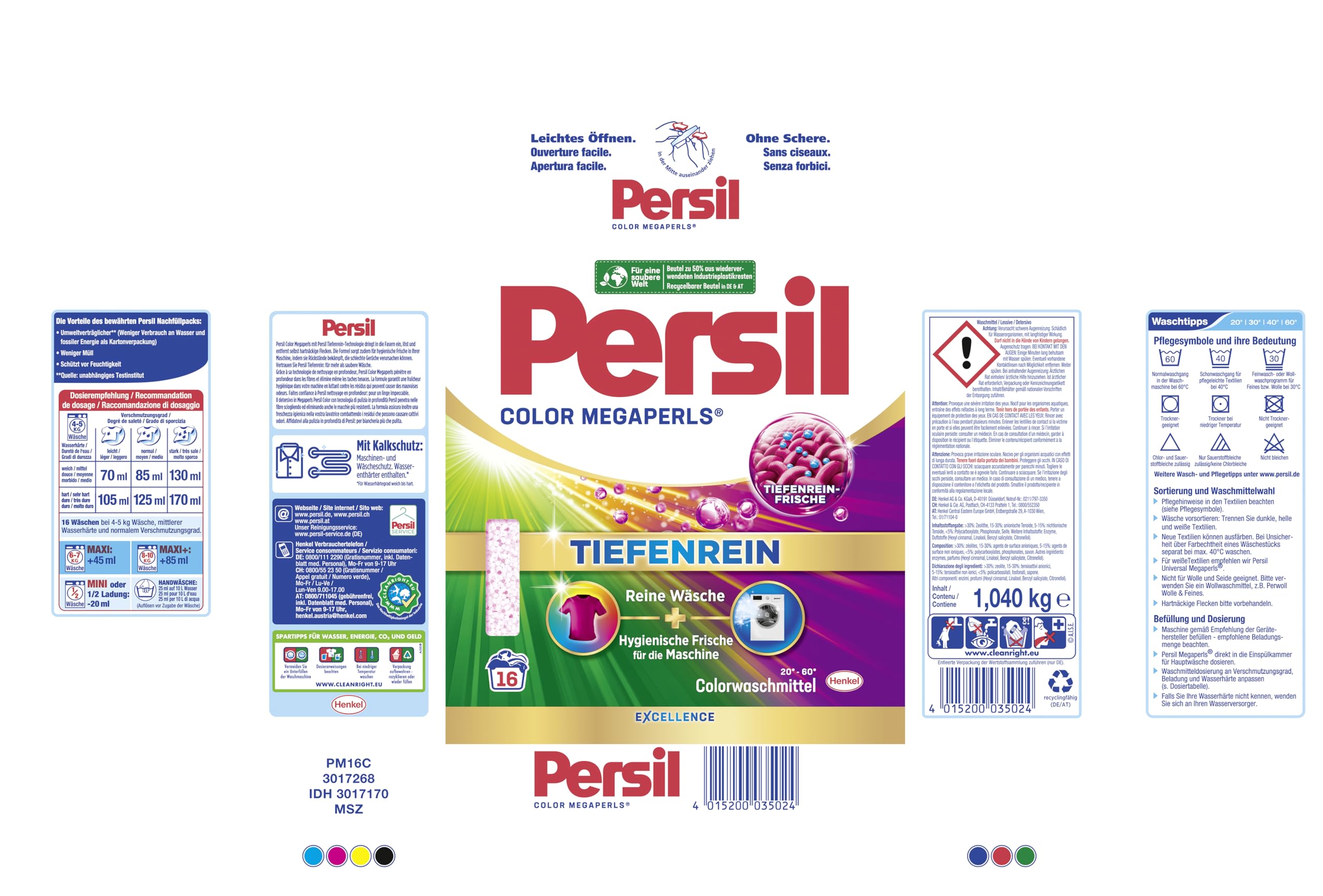 persil-color-megaperls-waschpulver-5-x-16-waschladungen-mit-tiefenrein-technolog image 2