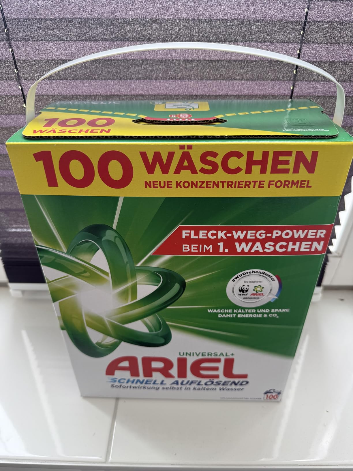 Fleck-Weg-Power stimmt