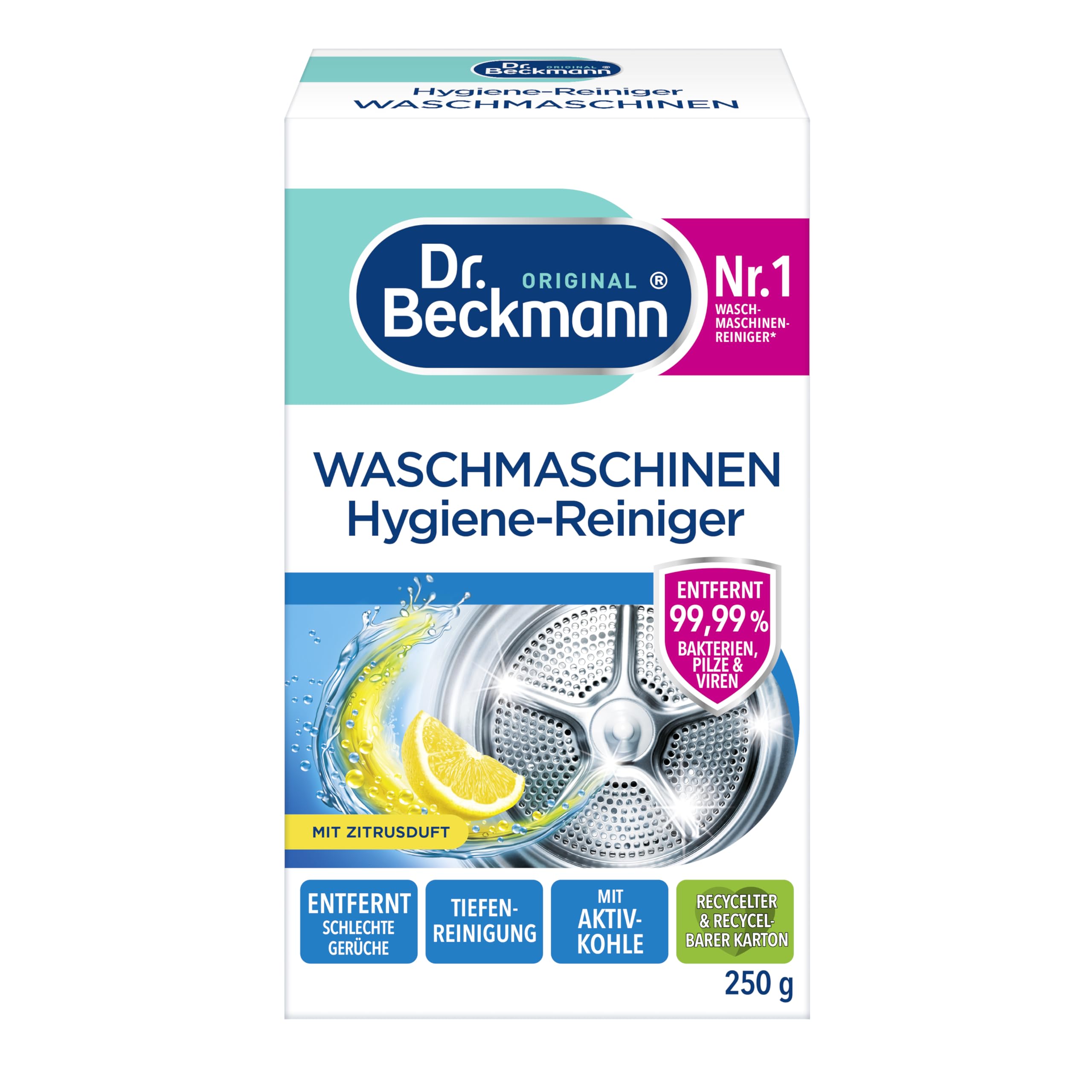 dr-beckmann-waschmaschinen-reiniger-250-g-hygiene-pulver-gegen-bakterien-ger-che image 1